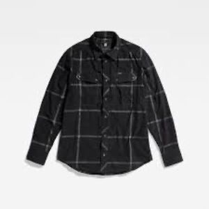 G-STAR RAW plaid slim shirt